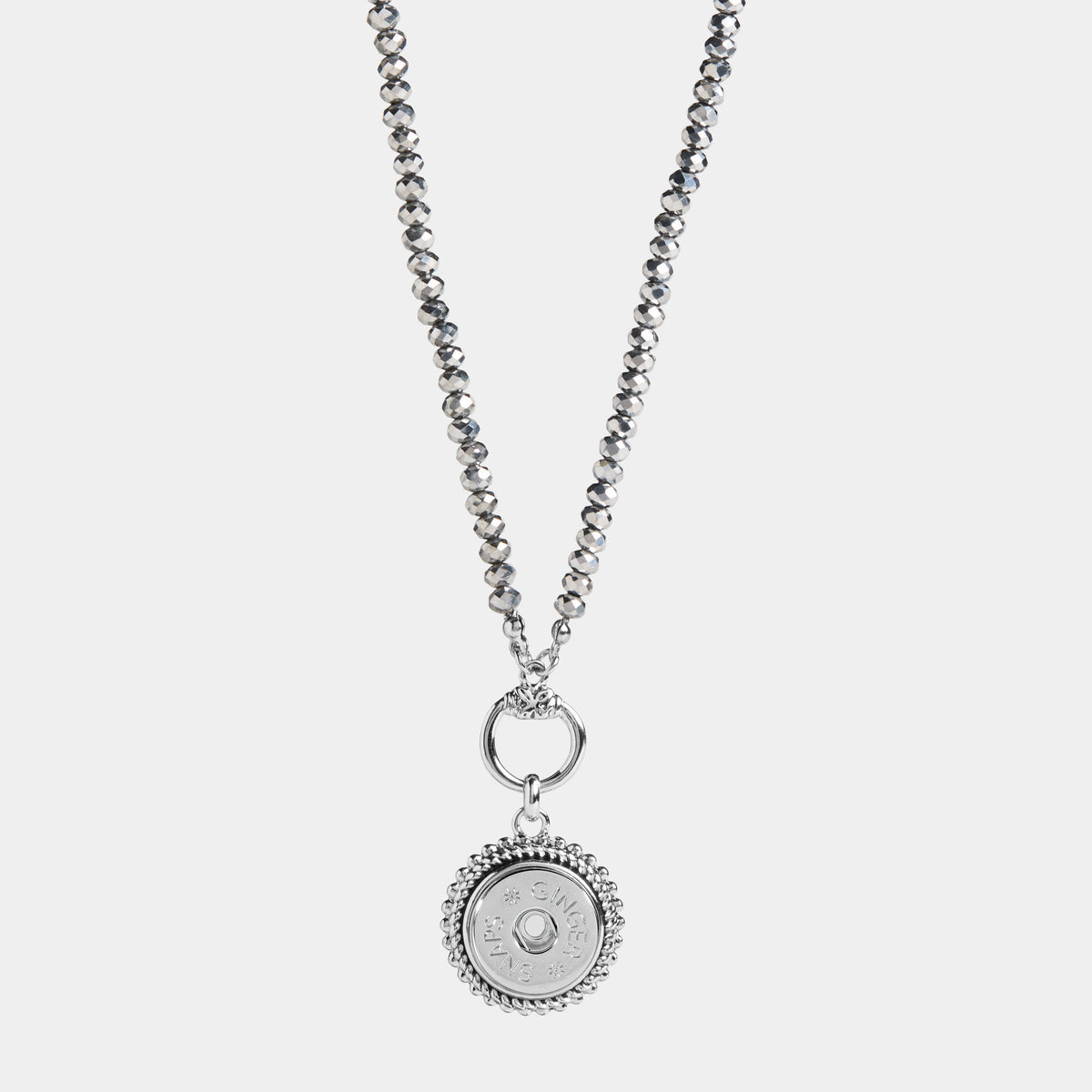 Silver Facet 2-in-1 Necklace – Ginger Snaps & Co.