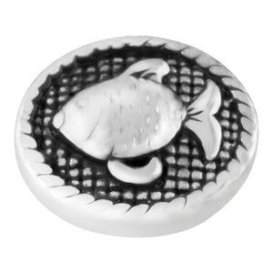 Fish with Patch - Final Sale - Silver