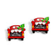 Holiday Truck Earrings - Red