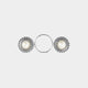 Embrace Fashion Fastener - Silver and Pearl