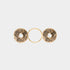Embrace Fashion Fastener - Gold Six Point Flower