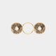 Embrace Fashion Fastener - Gold Six Point Flower