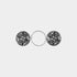 Embrace Fashion Fastener - Black Scroll
