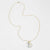 Pearl Snowman Necklace - Gold