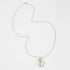 Pearl Snowman Necklace - Gold