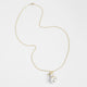 Pearl Snowman Necklace - Gold