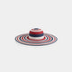 Sheila Hat - Red/White/Blue