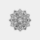 Labyrinth Floral - Silver