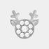 Dazzle Reindeer - Silver