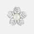 Pearl Flower Flake - Silver