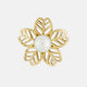 Pearl Flower Flake- Gold - Gold