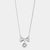 Bow Necklace - Silver