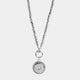 Silver Facet 2-in-1 Necklace - Silver