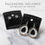 Signature Heart Stud Earrings - Silver