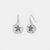Sand Dollar Earrings - Silver