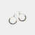 Patina Beaded Hoop Earrings