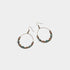 Patina Beaded Hoop Earrings