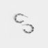 Rope Detail w/ Twist Earrings - Silver - Final Sale