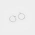 Small Octagon Earrings - Silver - Final Sale