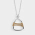 Wire Infinity Dangle Necklace
