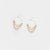 Multi Chain Hoop Earrings - Mixed Metal