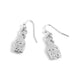 Holiday Gnome Dangle Earrings - Silver