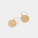 Floral Filigree Earrings - Gold - Gold
