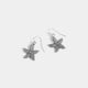 Starfish Dangle Earrings - Silver
