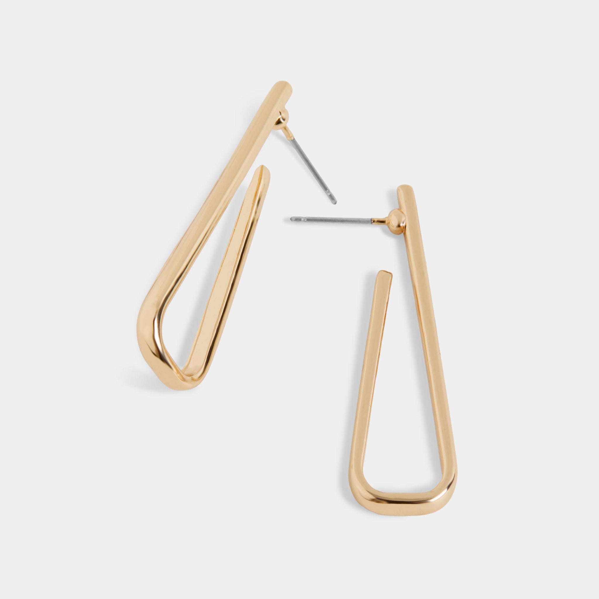 Pin Drop Hoop Earrings