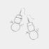 Snowman Outline Earrings
