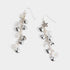 White Christmas Dangle Earrings