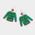 Light Sweater Dangle Earrings