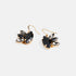 Jewel Burst Dangle Earring - Black