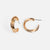 Whispers Ring Stack Hoop - Gold