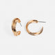 Whispers Ring Stack Hoop - Gold