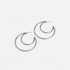 Crescent Moon Hoop Earrings