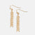 Whispers Chevron Chain Dangle - Gold