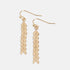 Chevron Chain Dangle Earrings