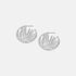 Palm Leaf Hoop Earrings