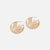 Whispers Palm Leaf Hoop - Gold