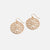 Whispers Blooming Floral Dangle - Gold