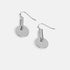 Modern Disc Dangle Earrings