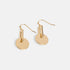 Modern Disc Dangle Earrings