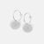 Whispers Filigree Overlay Dangle - Silver