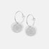 Filigree Overlay Dangle Earrings