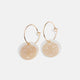 Whispers Filigree Overlay Dangle - Gold