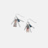 Abalone Spike Dangle Earrings