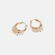 Whispers Bead Slide Hoop - Clear