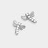 Glitz Dragonfly Stud Earrings