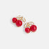 Cherry Dazzle Stud Earrings